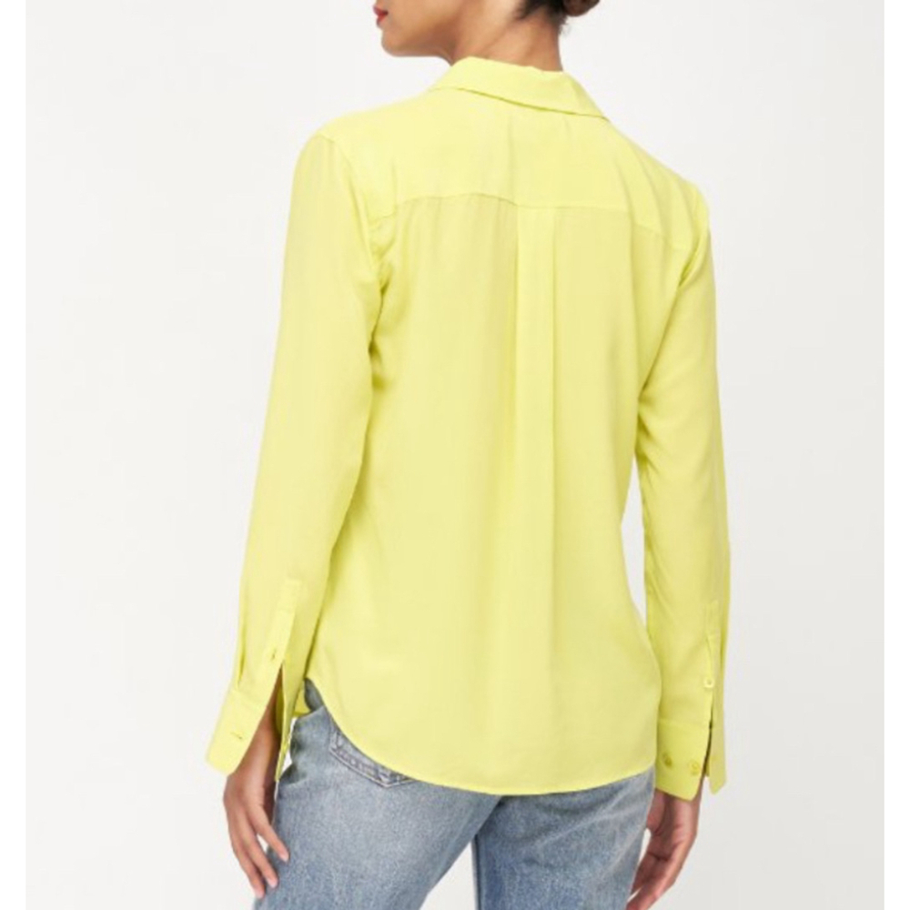 Equipment Women’s Slim Signature Silk Button Up blouse size M NWT - Picture 2 of 10